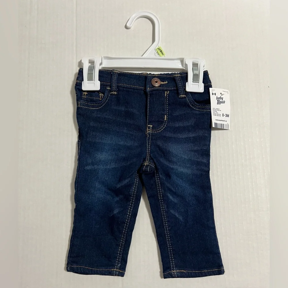 🆕OSHKOSH - 3M - NWT - INFANT GIRLS 2PC FLORAL SHIRT AND DENIM PANT OUTFIT LOT - Picture 9 of 12